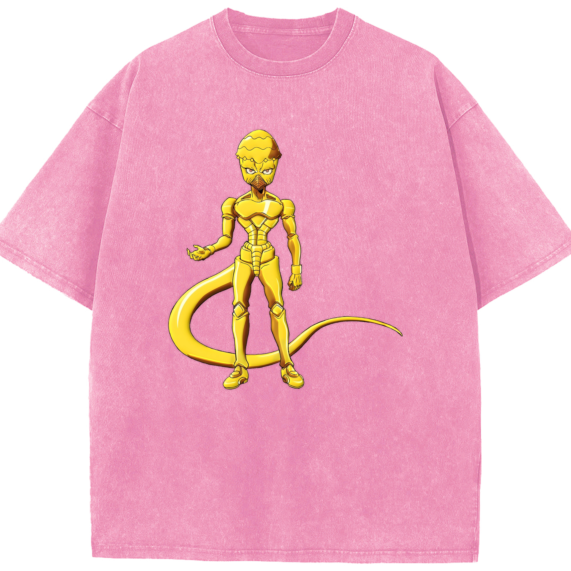 （画像用） ジョジョの奇妙な冒険 おといし あきら JoJo's Bizarre Adventure Akira Otoishi 綿100% ヴィンテージ風 半袖Tシャツ（フロントプリント）